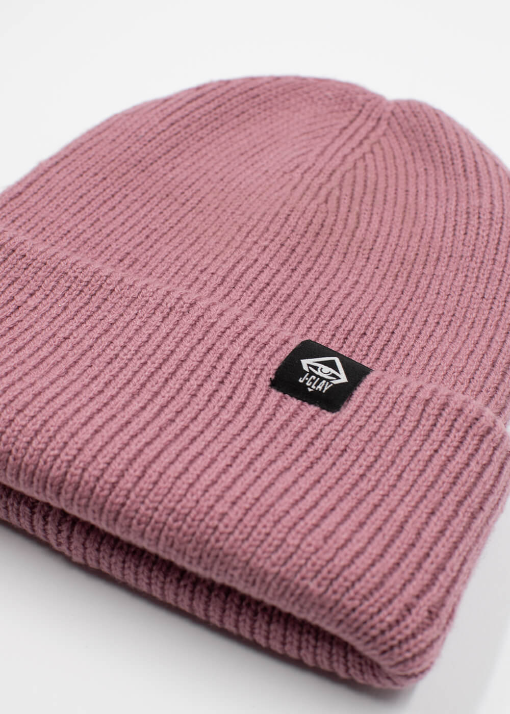 Deep Cuffed Beanie Dusty Purple