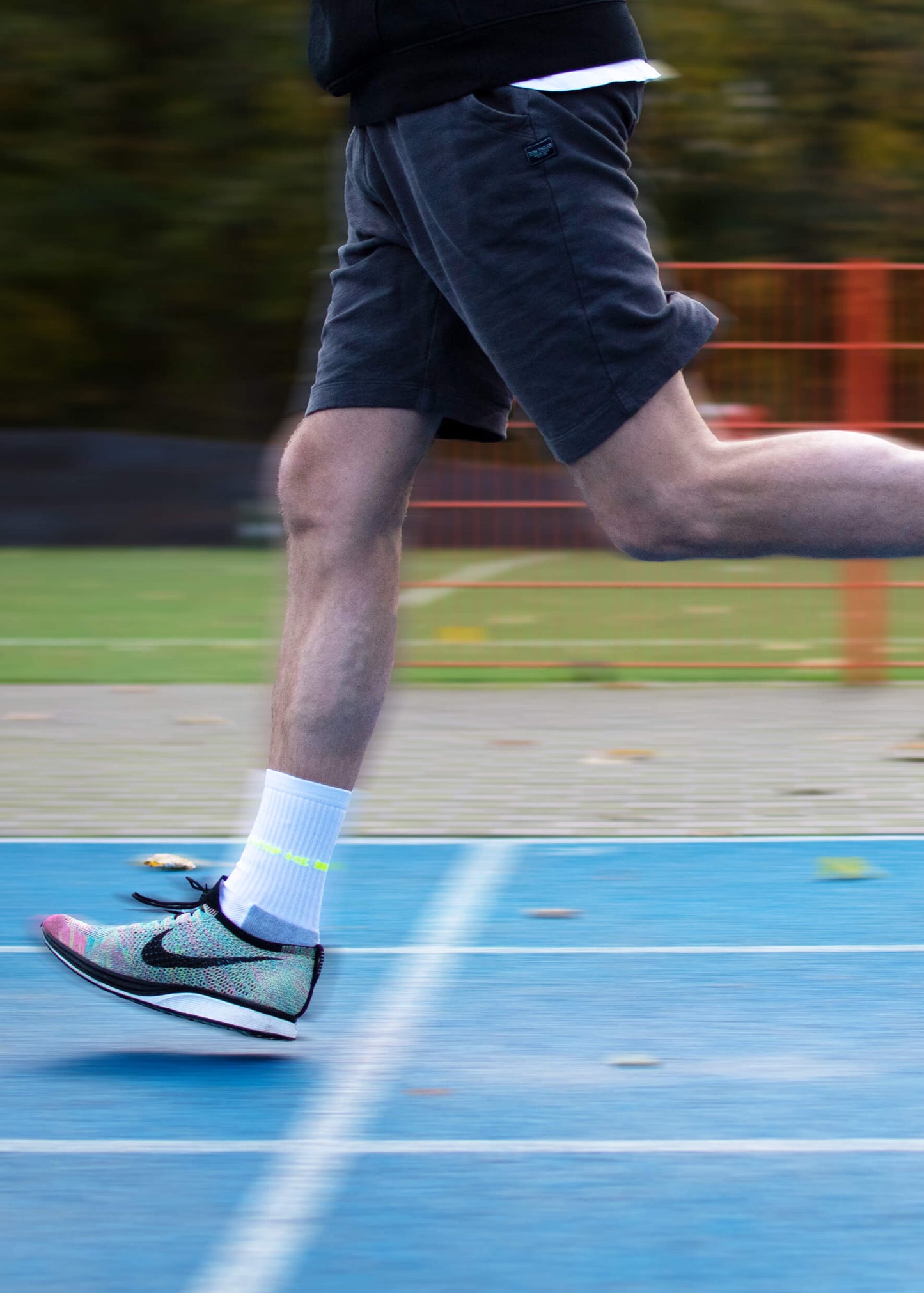 Hohe Laufsocken mit Polsterung