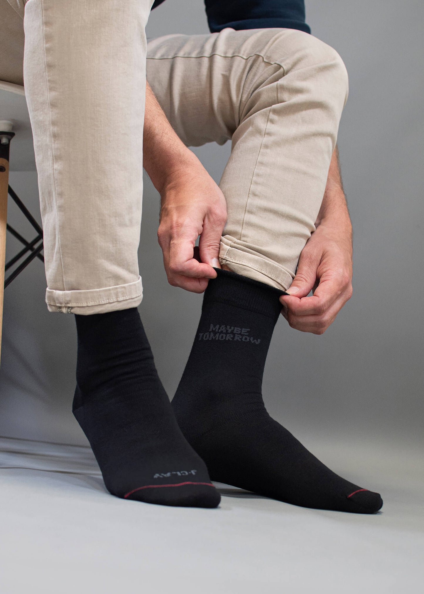 Business Socken schwarz für Herren