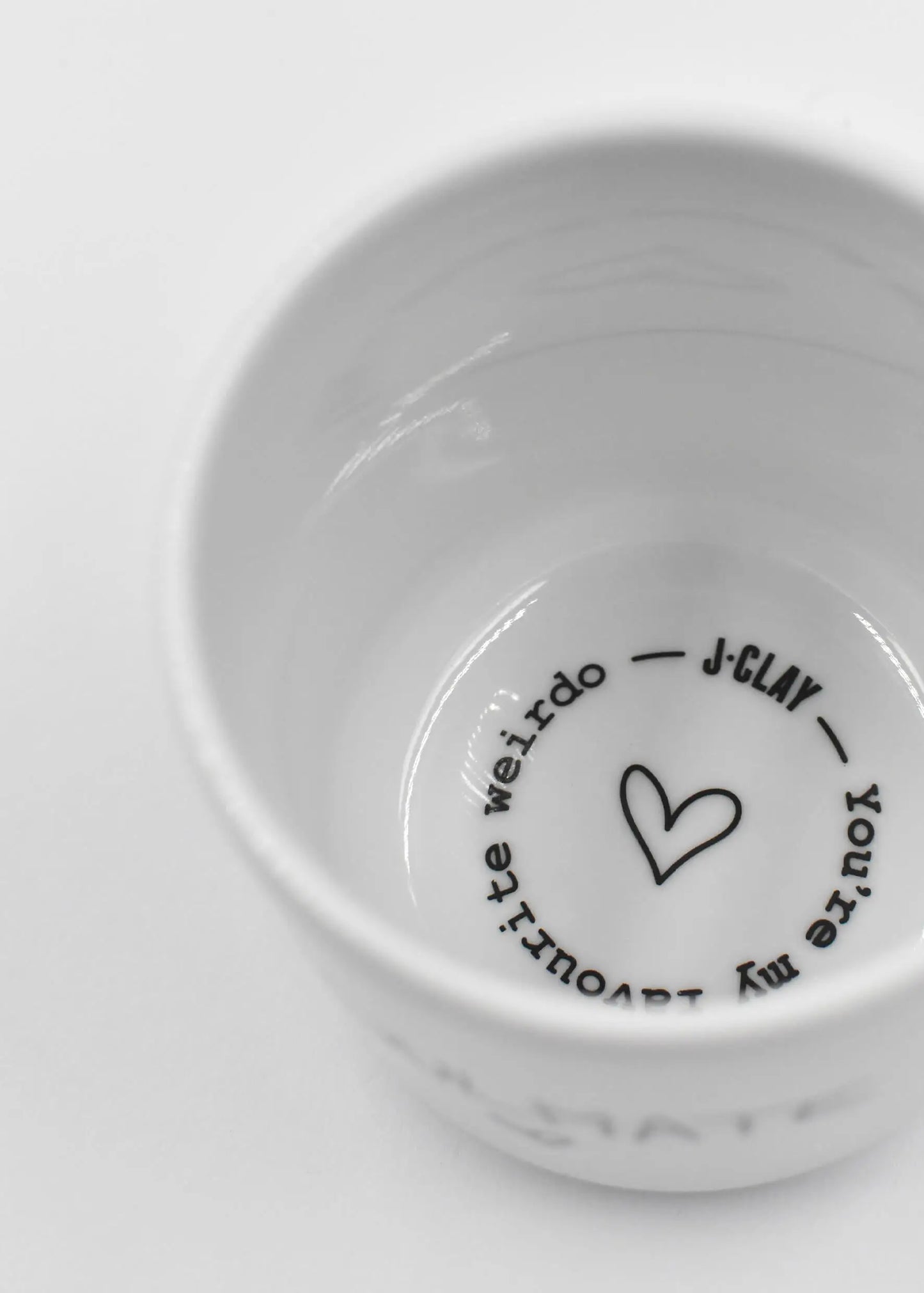 White Soulmate - Tasse von J.Clay, das perfekte Geschenk für deinen Lieblingsmenschen.