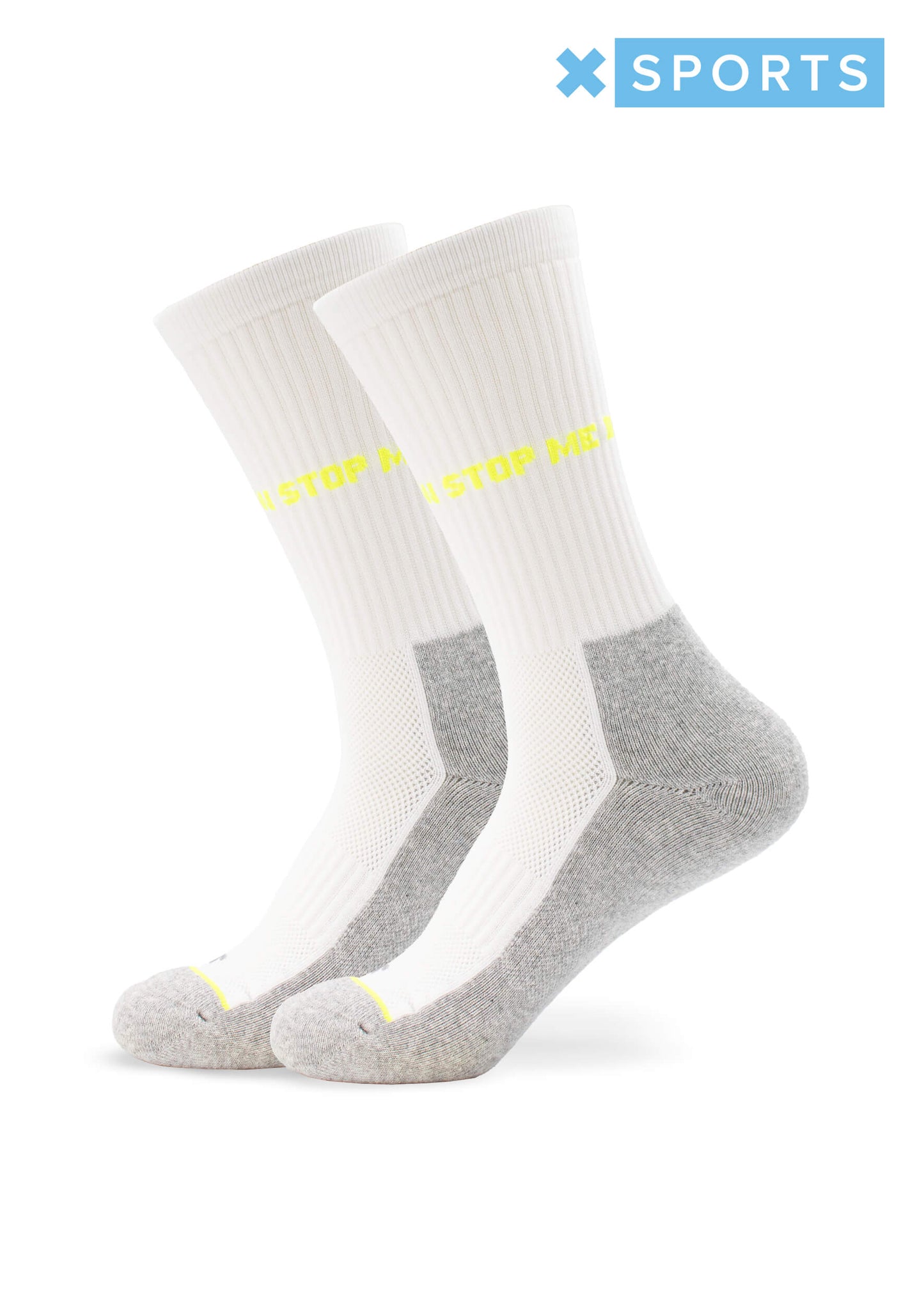 Sportsocken mit Neonstreifen