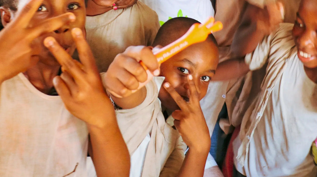 Die Hilfssocke für das Recht auf Bildung