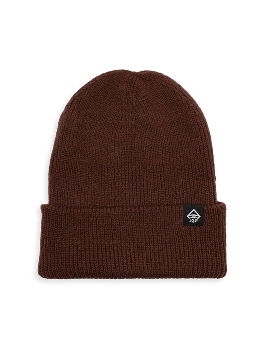 Deep Cuffed Beanie Walnut - Mützen