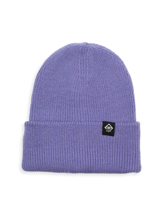 Deep Cuffed Beanie Violet - Mützen