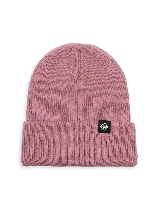 Deep Cuffed Beanie Dusty Purple - Mützen