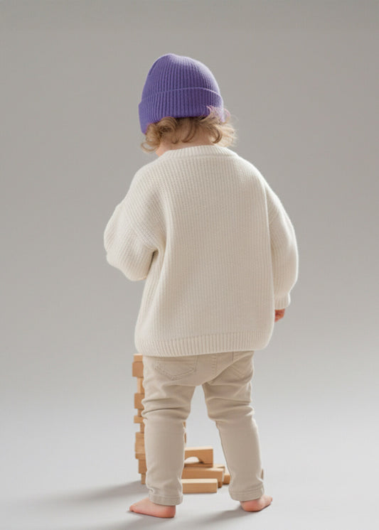Kids Beanie Violet - Kinder Mützen