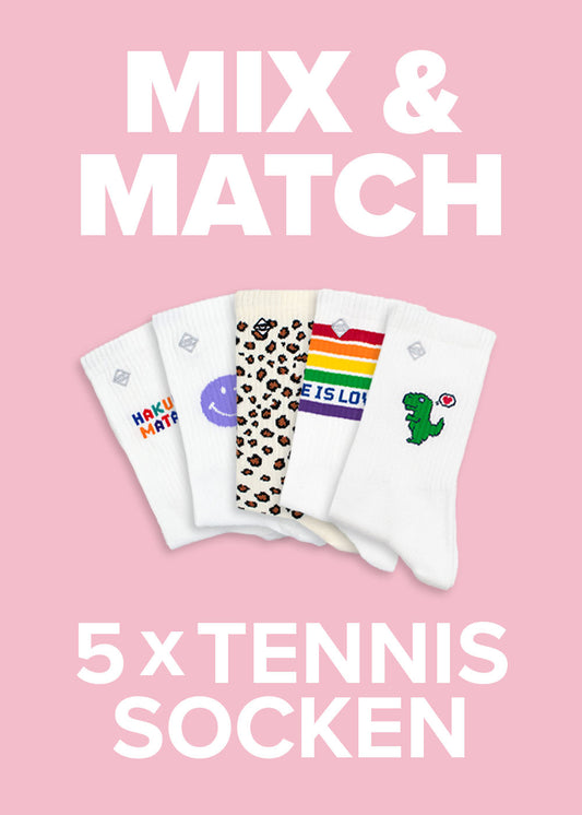 J.Clay Mix  Match – 5 Tennissocken: Sparen Sie 25  bei diesem bunten Socken-Set.