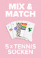 J.Clay Mix  Match – 5 Tennissocken: Sparen Sie 25  bei diesem bunten Socken-Set.