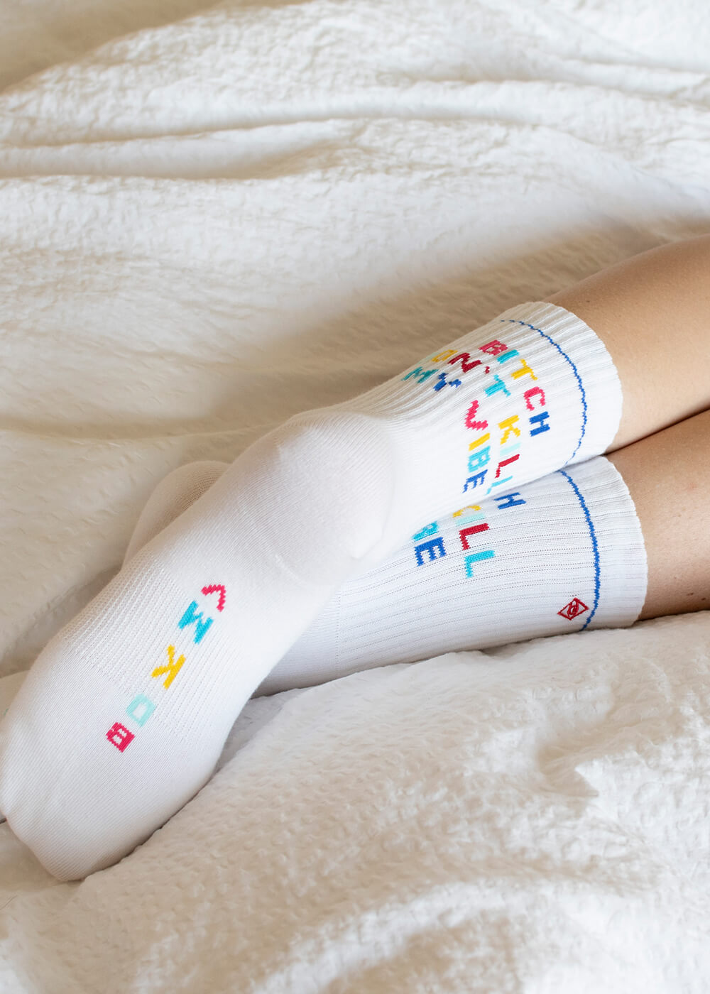 Mom Don´t Kill My Vibe - Fam Pack - Mini-Me Partnerlook Socken 36787663995148