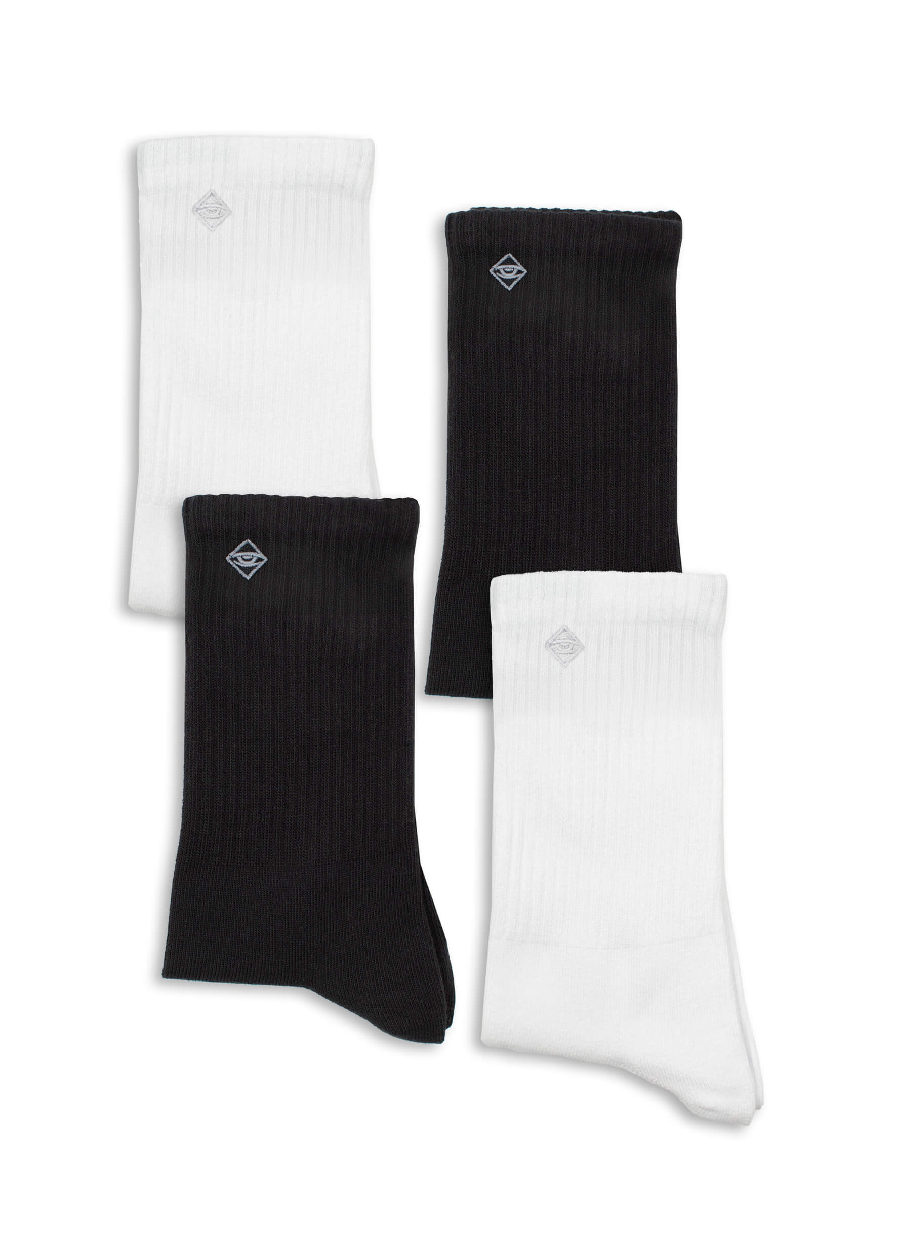Essential Pack - 4 Paar Tennissocken ohne Streifen 39702564241676