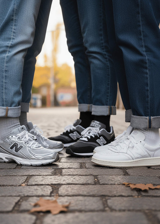 Drei Paar gerippte Tennissocken von J.Clay in Weiß, Grau und Schwarz, jeweils mit einem kleinen rautenförmigen Logo in der Nähe des oberen Endes, liegen flach auf einem weißen Hintergrund. - Socken Packs für Männer