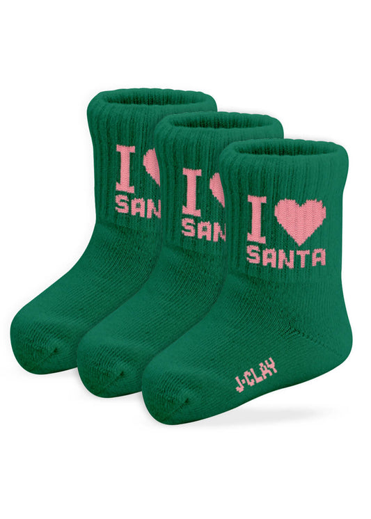 I Love Santa - Mini - Mini Socken 0-4 Jahre