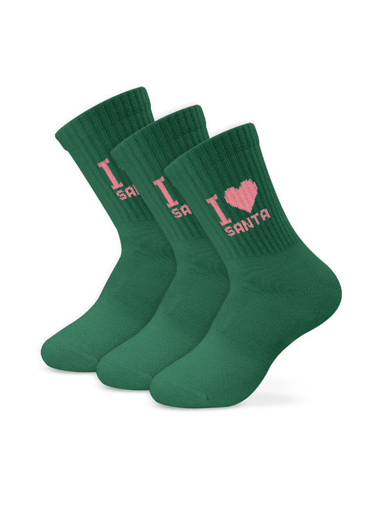 I Love Santa - Kids - Weihnachtssocken für Männer