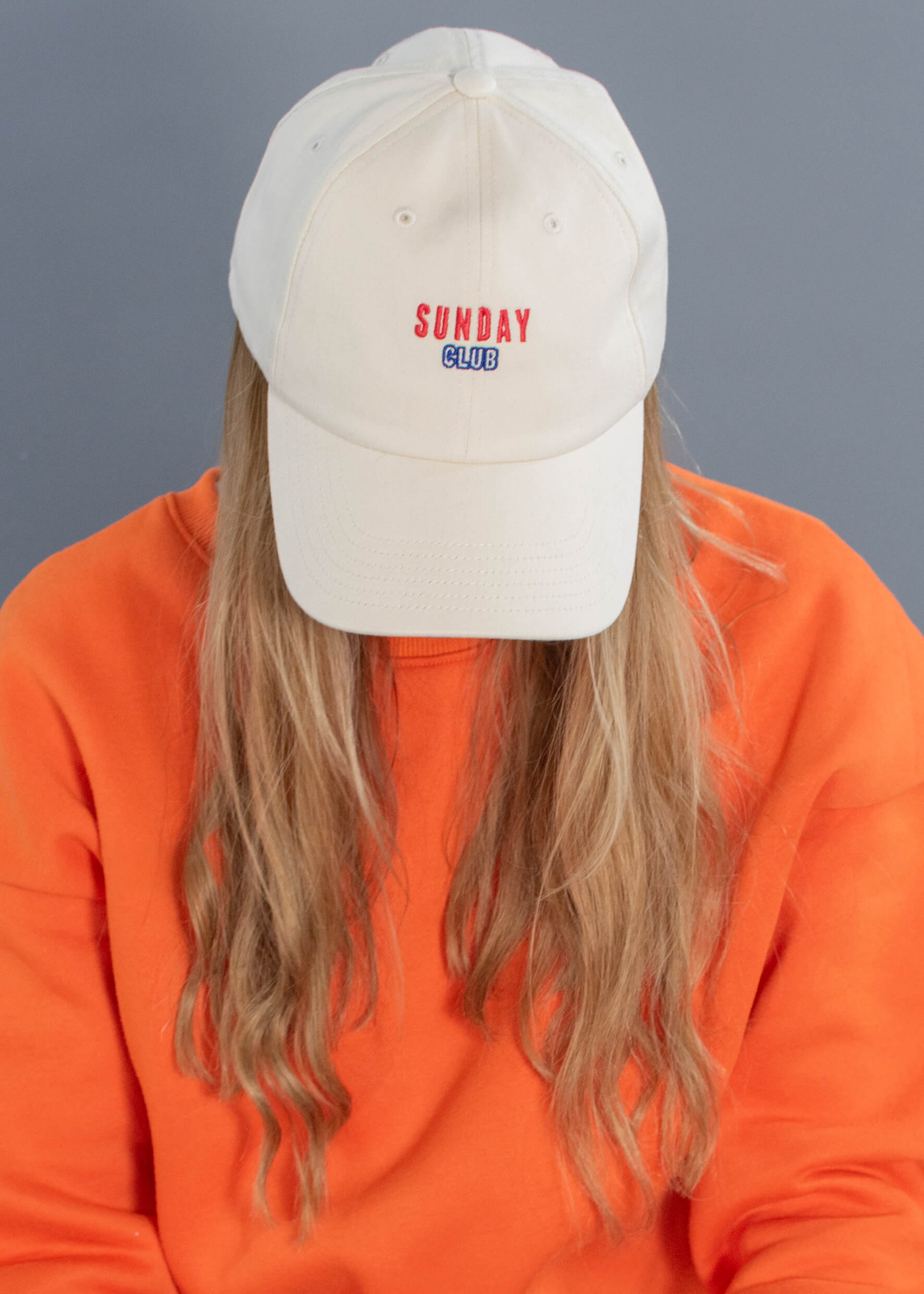 Sunday Club - Cap - Beige 6 Panel Kappe mit Spruch 62976829554956