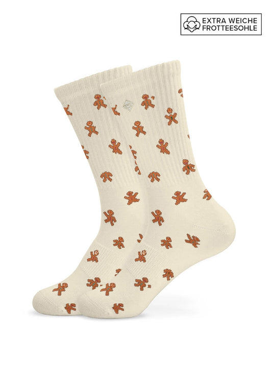 Lebkuchenmann - Tennissocken für Frauen