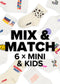 Mix & Match - 6 Kindersocken