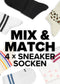 Mix & Match - 4 Sneakersocken