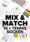 Mix & Match - 10 Tennissocken