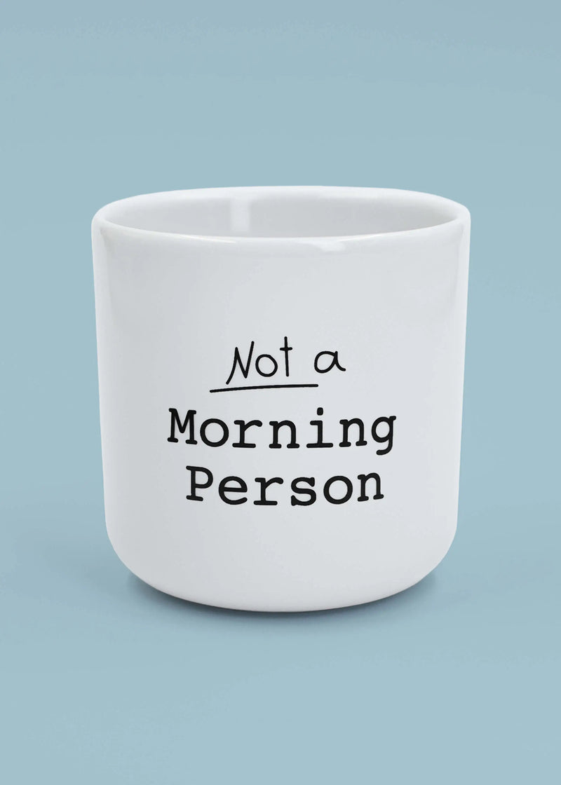 J.Clay Morning Person - Tasse: perfektes Geschenk für Morgenmuffel und Kaffeeliebhaber.