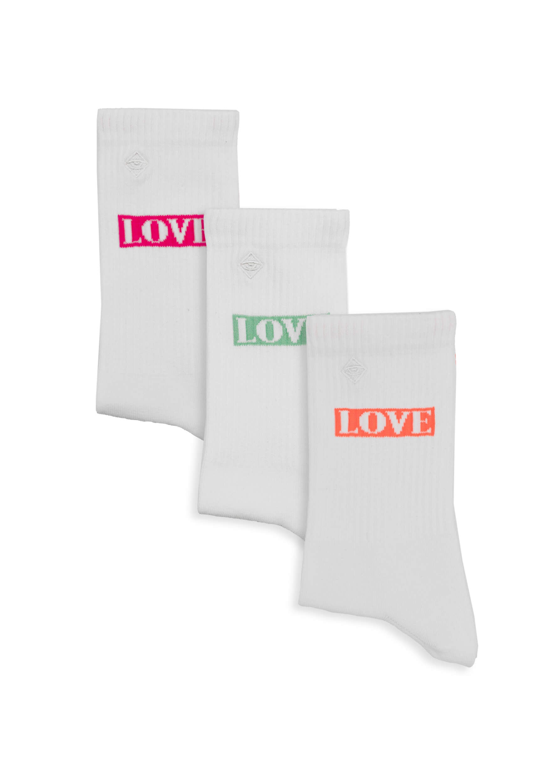 Moin Socks Weiße Tennissocken Mit Möwen-Stickerei - Unisex Nordsee Design