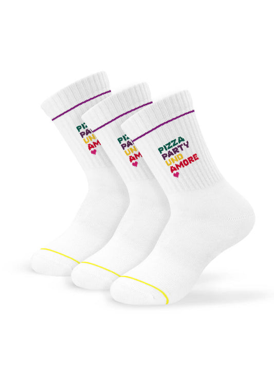 Pizza Party & Amore - Kids Pack - Kinder Socken ab 5 Jahren