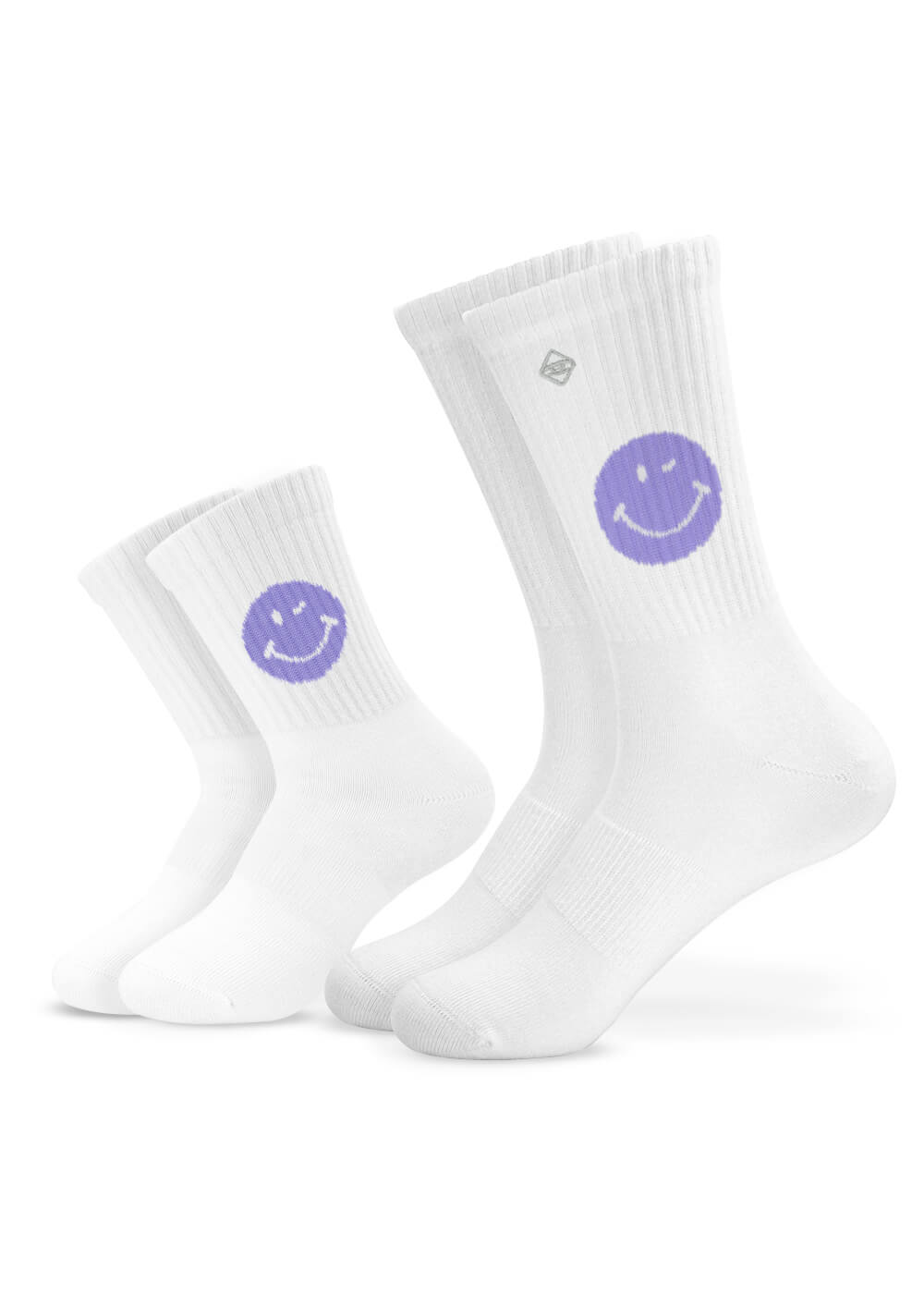 Purple Smile - Fam Pack - Partnerlook Tennissocken für dich und dein Kind 39895172186380
