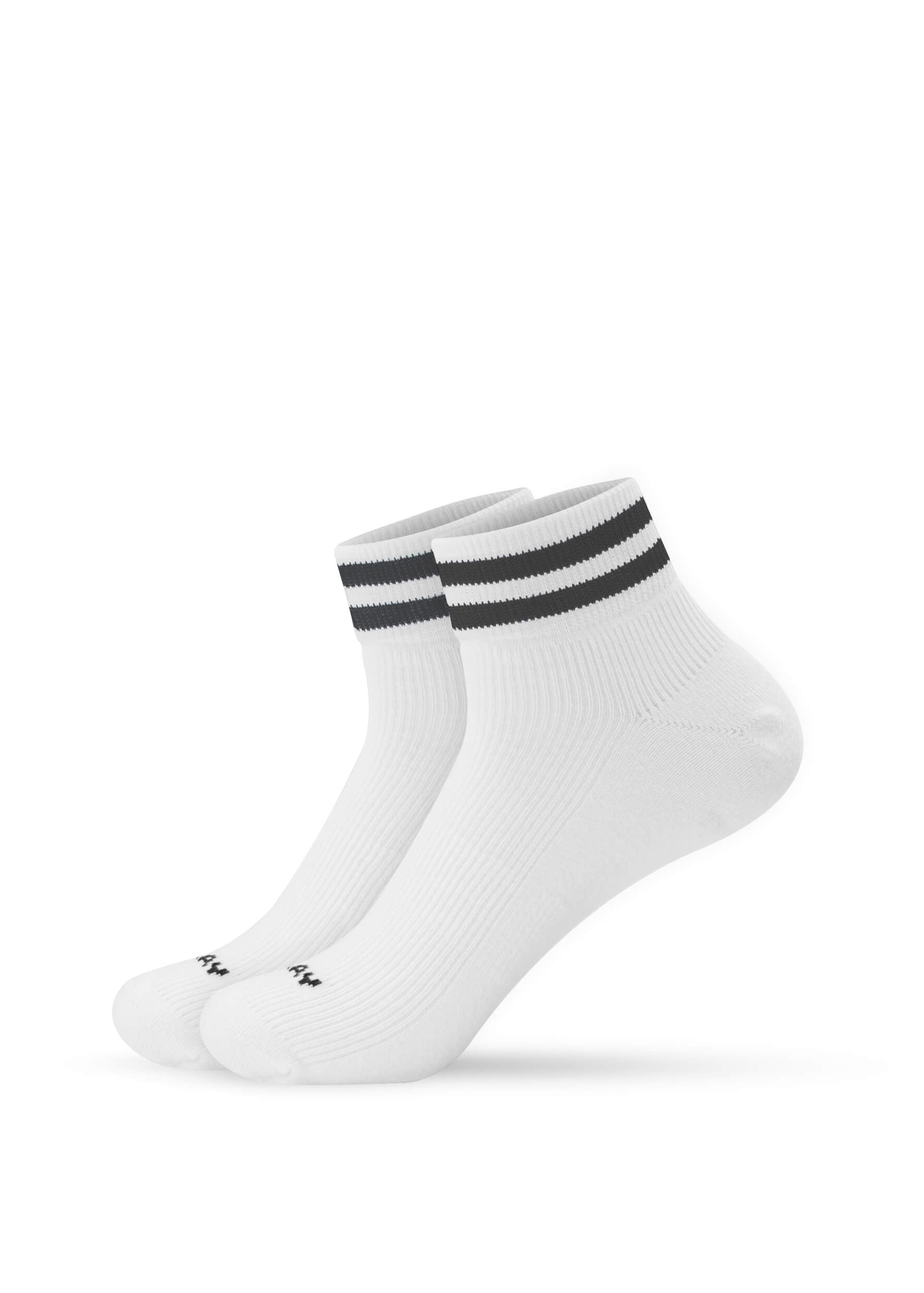 Black Stripes - Sneaker Socken High - Sneaker Socken mit Streifen 38996106674444