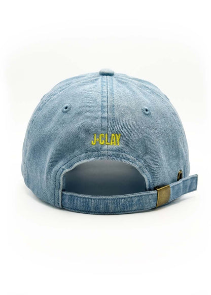 Hellblaue Breakfast in Paris Kids Cap von J.Clay - ideal als Sonnenschutz und für die Familie.