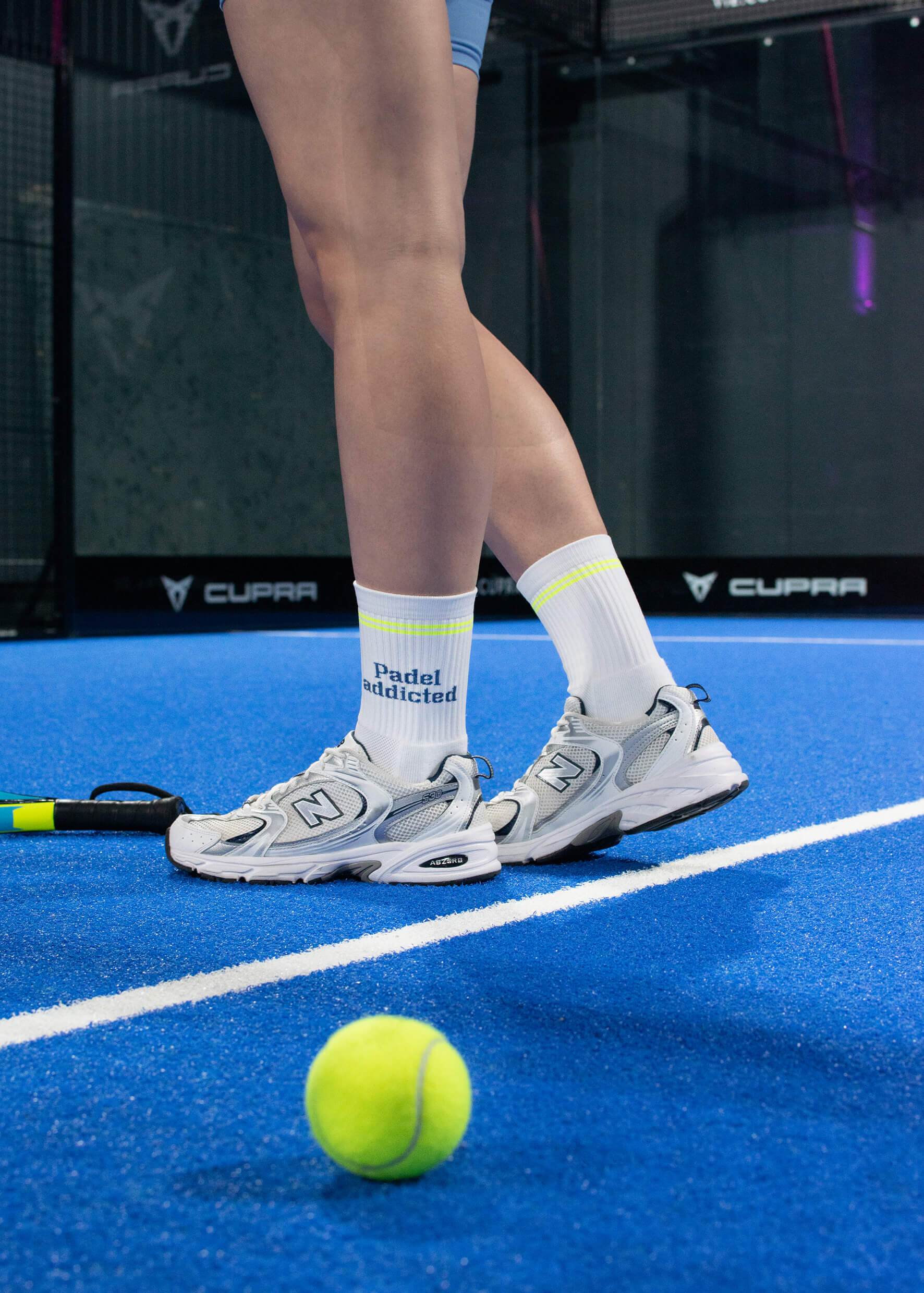 Padel addicted - Padel Tennissocken 63101680648460