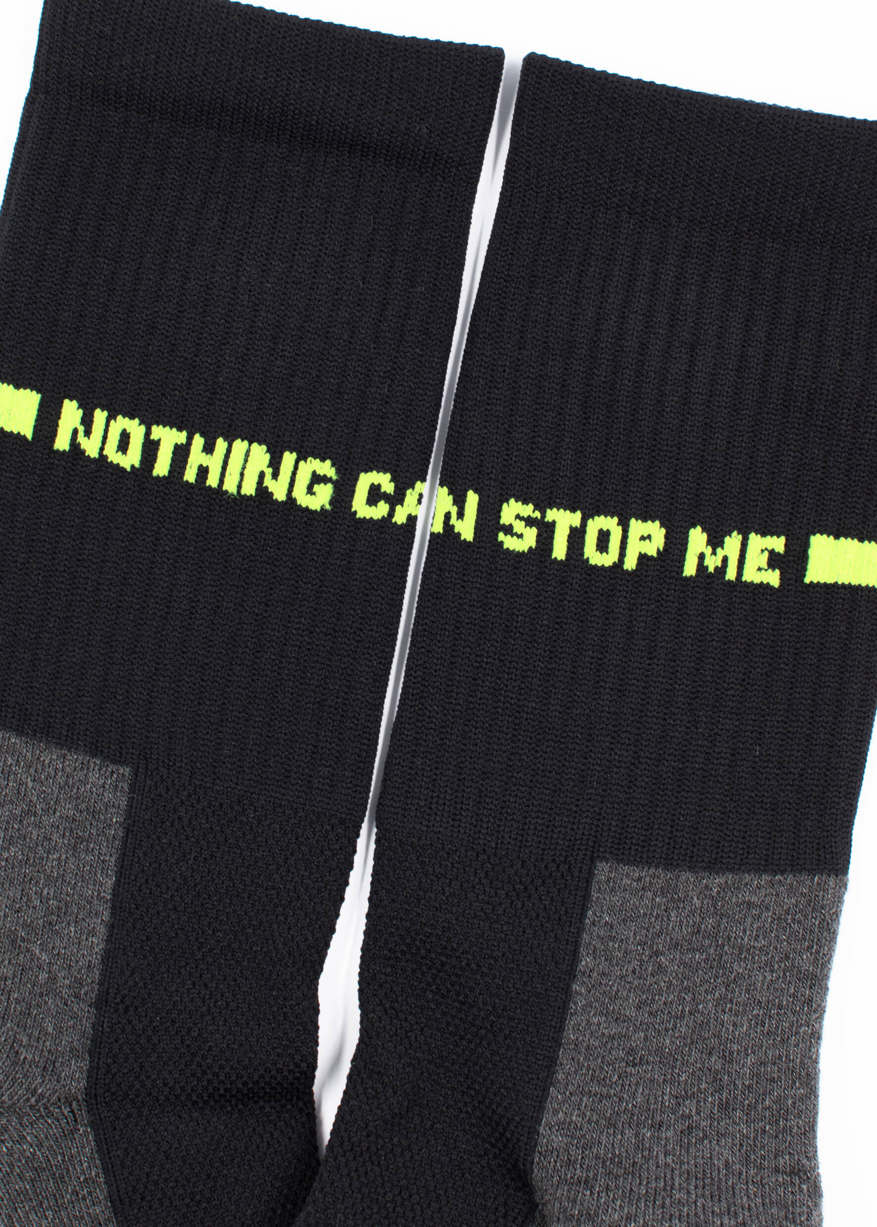 Nothing Can Stop Me - Pack Schwarz - Schwarzes Sportsocken 3er Pack 38423043309836