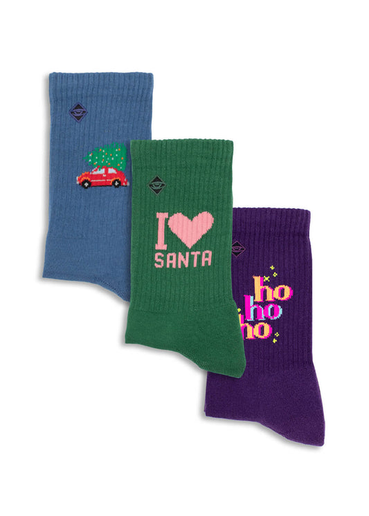 Santa X-Mas Pack - Weihnachtssocken für Männer