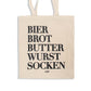 Bier Brot Butter - Tote Bag