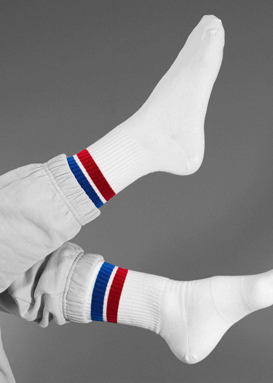 1980 Red & Blue - Damensocken