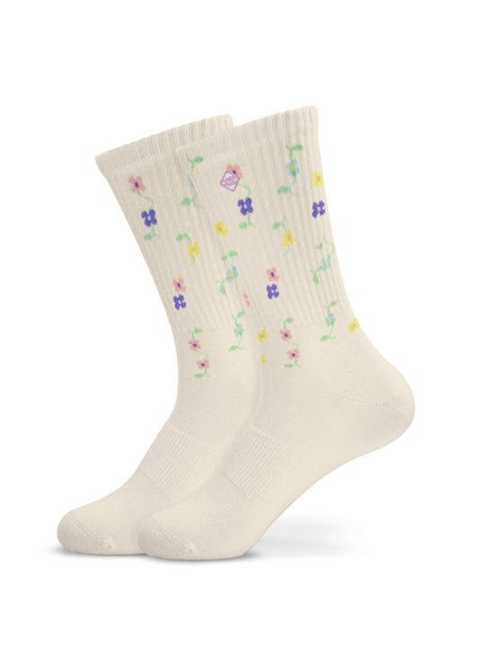 Blumenmuster Socken